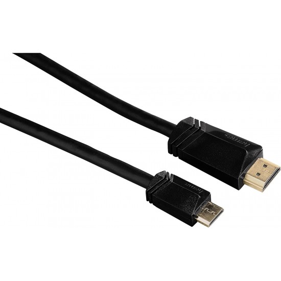 Hama High Speed HDMI Cable, Plug Type-A - Plug Type-C (Mini), Ethernet, 1.5Mtr