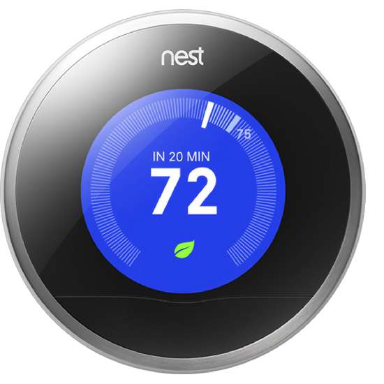 Google Nest Learning Thermostat 2nd gen Stainless Steel T200577