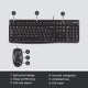Logitech MK120 Wired Keyboard and Mouse Combo (Eng/Arabic)