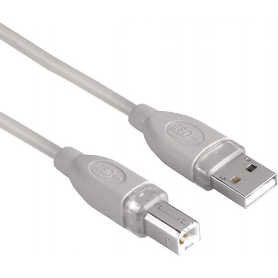 Hama USB 2.0 Cable, Shielded Grey, 3Mtr