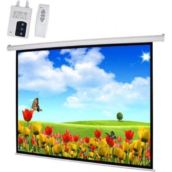 iView Electrical 180 x 180cms Projector Screen with Remote Control