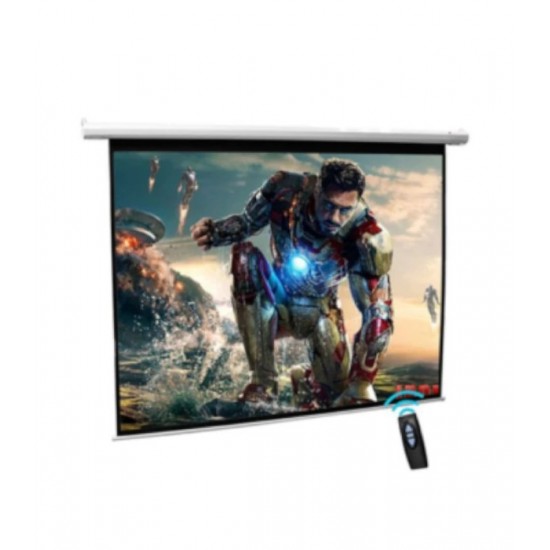 iView Electrical 172 x 130cms Projector Screen with Remote Control