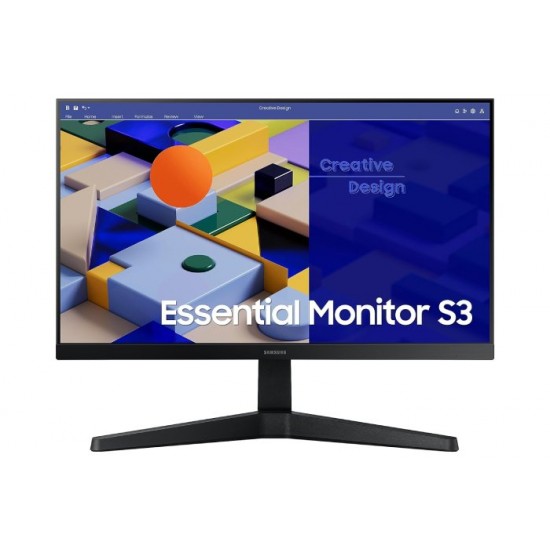 Samsung Mainstream Monitor 22" Flat, FHD, IPS Panel Eye Saver, 75HZ, HDMI, D-Sub (LS22C310)