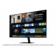 Samsung Smart Monitor 27" Flat, FHD, VA Panel, Smart TV, IoT Hub, Workspace, Apple Airplay (LS27BM500)