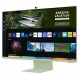 Samsung Smart Monitor 32" Flat, UHD, Smart TV, Camera,  IoT Hub, Workspace, Apple, Airplay (LS32BM80G)