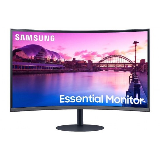 Samsung Mainstream Monitor 32" Curved, FHD, VA Panel, 1000R, Speakers, Eye Saver, Borderless (LS32C390)