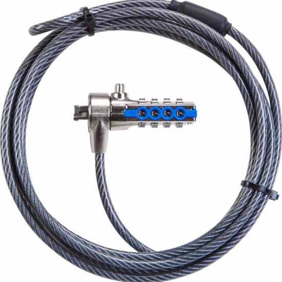 Targus NB Lock DEFCON T-Lock Combo Resettable Combination Cable Lock (PA410E)